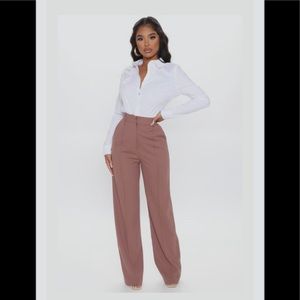 Wide leg pants. Perfect for office wear.
